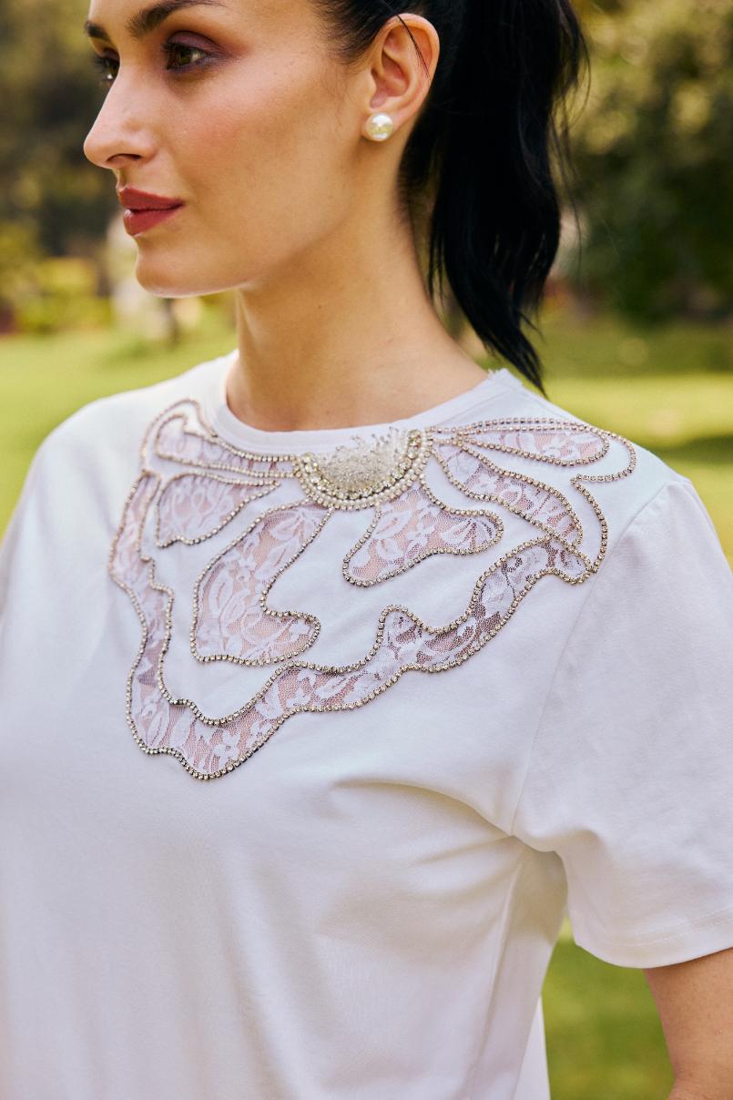 Abstract Flower T-Shirt
