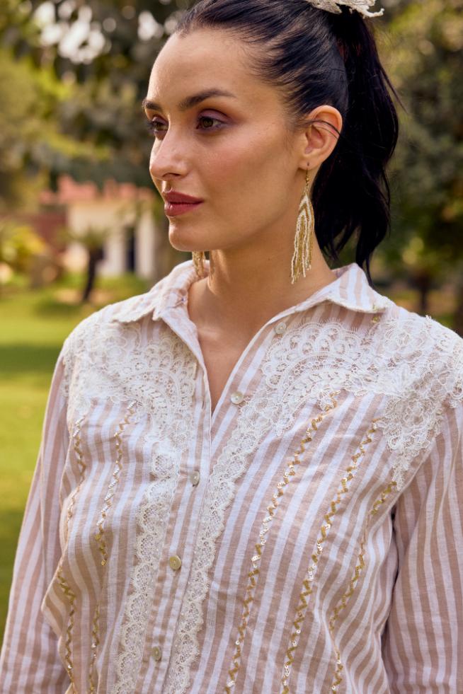Striped Linen Shirt