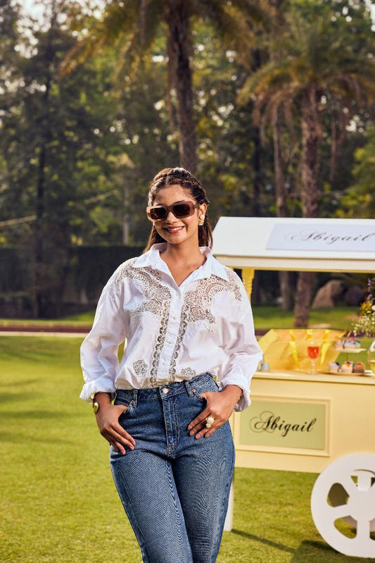 Lace Patch Shirt