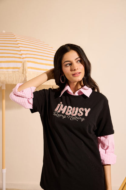 I’m busy doing nothing t-shirt
